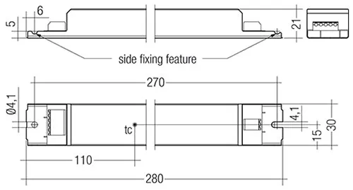 50W 100-400mA flexC lp EXC Constant Current LED Driver 28000680  Tridonic LC